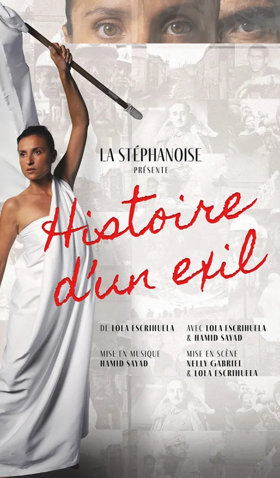 Affiche de "Histoire d'un exil" par La Stéphanoise