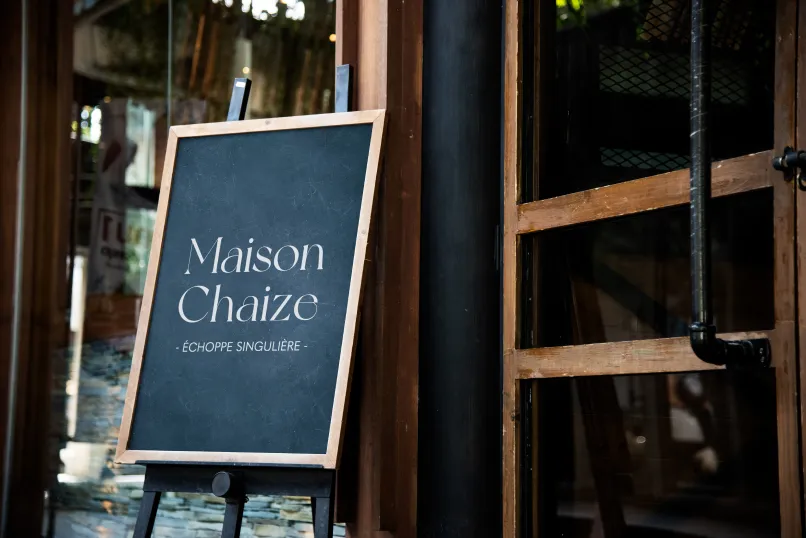 Pancarte "Maison Chaize"