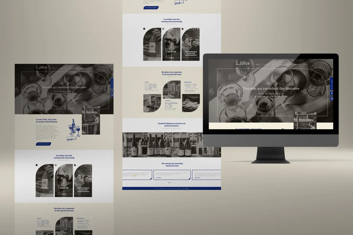Mockups - La cave Jovin